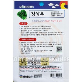 Green Lettuce Plant Seeds Korean, 1 Pack, 4 Grams (청상추)