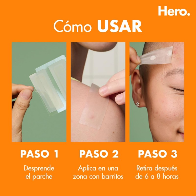 Hero Parches para Acné Mighty Patch Surface, Caja con 10