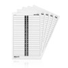 Circuit Identification Stickers for 42 Space Load Centers (5-Pack)