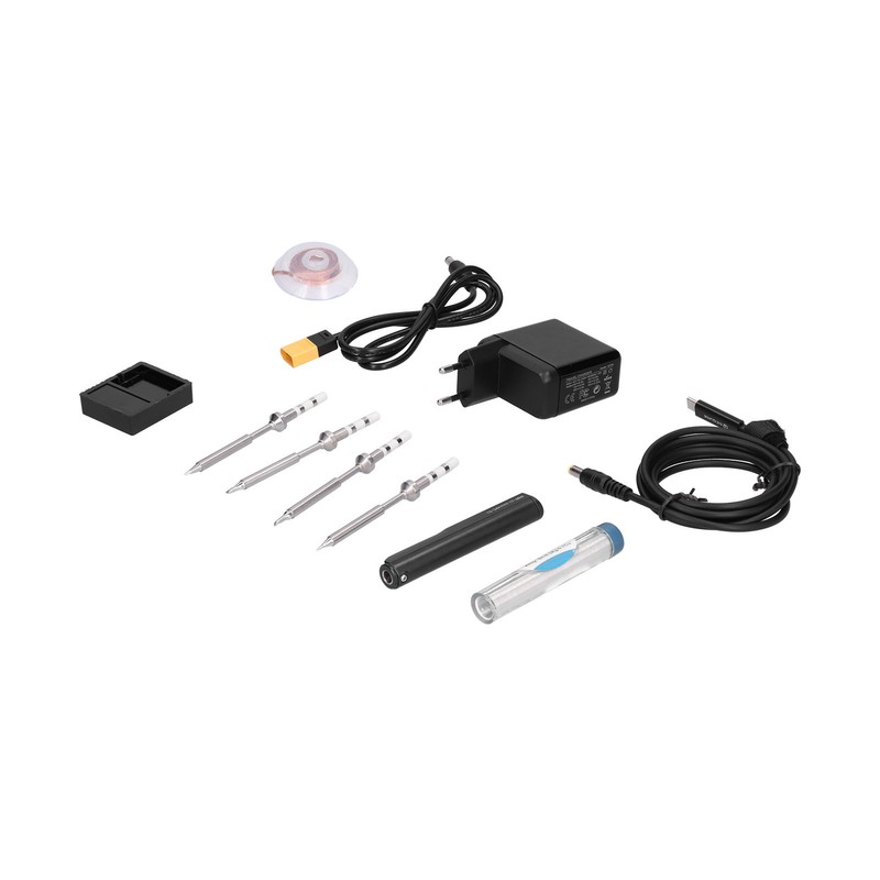 Electric Soldering Iron Kit Welding Supplies with Power Adapter SQ‑001