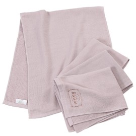 Hiorie Face Towels, Made in Japan, Natural, Gauze Towels, Set of 4, Lavender, Senshu Towel, Thin