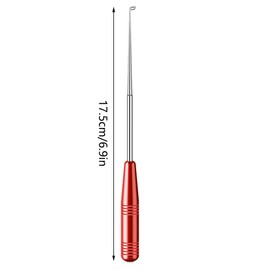 Pack of 2 Fishing Hook Remover, Portable Stainless Steel Fishing Unhook Disgorger Fishing Hook Remover Fishing Accessories for Separating Fishing Hooks Fishing Tools, Black