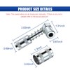 smilfuy 90 Degree Grease Gun Coupler Adapter, Grease Fitting Tool