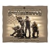 Erazor Bits USMC Throw Blanket - Army Throw Blankets -
