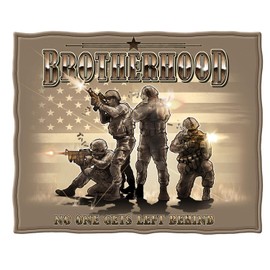 Erazor Bits USMC Throw Blanket - Army Throw Blankets - Us Military - ADD9-MM2349-TB
