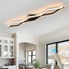 Qcyuui Dimmable LED Ceiling Lights 46.4'' Kitchen Lighting Fixtures Ceiling