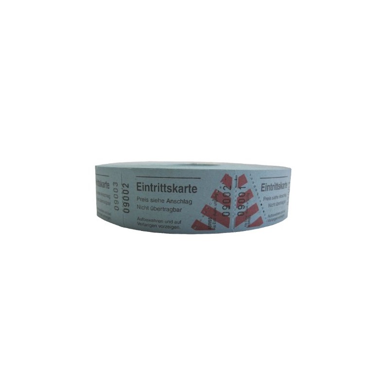 Wolf & Appenzeller 501007-1000 Eintrittskarten, fortlaufend nummeriert, blau