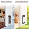 Dog Door for Wall, Dog Door with Double Magnetic Flaps,