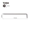 Vessel Anti-Tamper Torx L-Shaped Wrench T25H 8500TXH