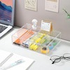 Acrylic Sunglasses Organizer with 4 Drawers - Clear Eyeglass Holder