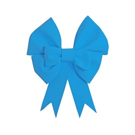 SMTCM Giant Bows 50 cm Big Bow Light Blue EVA Sponge DIY Oversized Bow Decoration Prefabricated Hanging Giant Bows Christmas Bows Car Bows Decorative Bows for Wedding Party Gifts