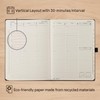 POPRUN 2024 Weekly Planner - 2024 Eco-Friendly Planner with Hourly