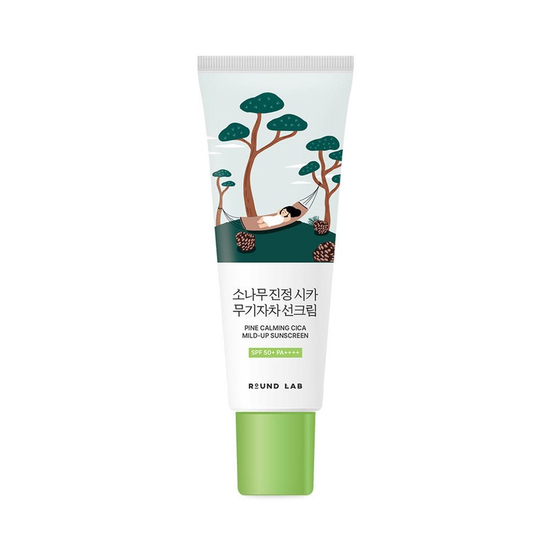 roundlab 라운드랩 소나무 진정 시카 무기자차 선크림 40ml (SPF50+/PA++++)