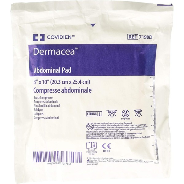 Kendall ABD Surgical Dressing 8x10 18/BX