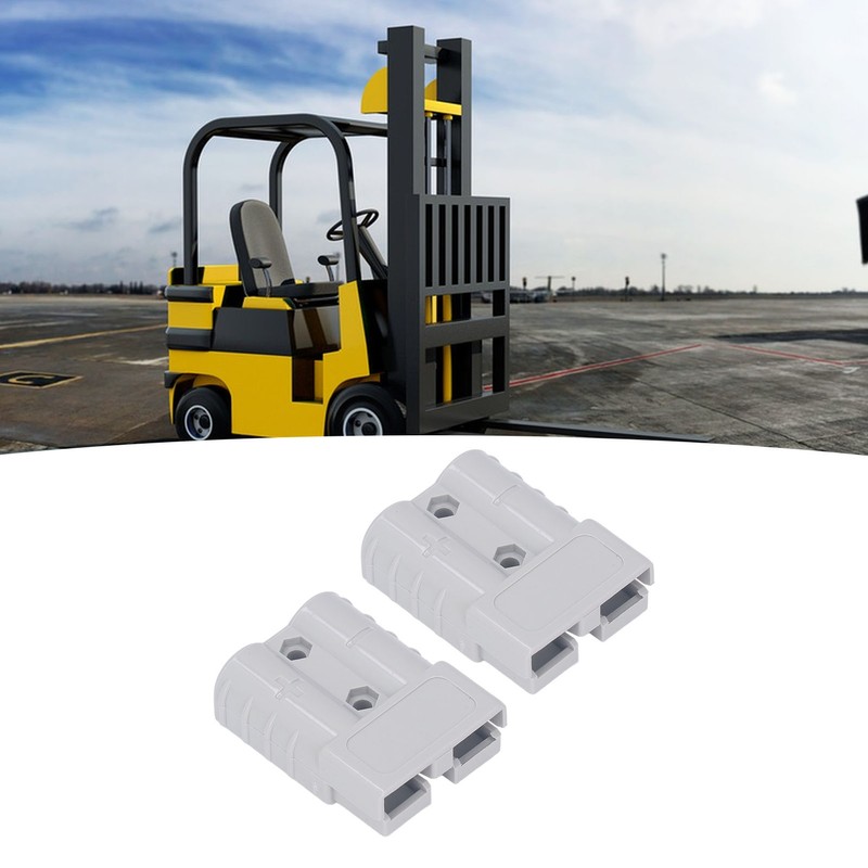 2 Set Battery Quick Connector 50A 600V Fireproof High Conductivity