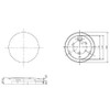 [1013A577 Hysui Plate G] Takara Standard Kitchen Components Drain Plate Stainless Steel
