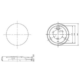 [1013A577 Hysui Plate G] Takara Standard Kitchen Components Drain Plate Stainless Steel