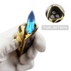 Cigar Lighters and Cutter Set Triple Jet Flame Lighter with