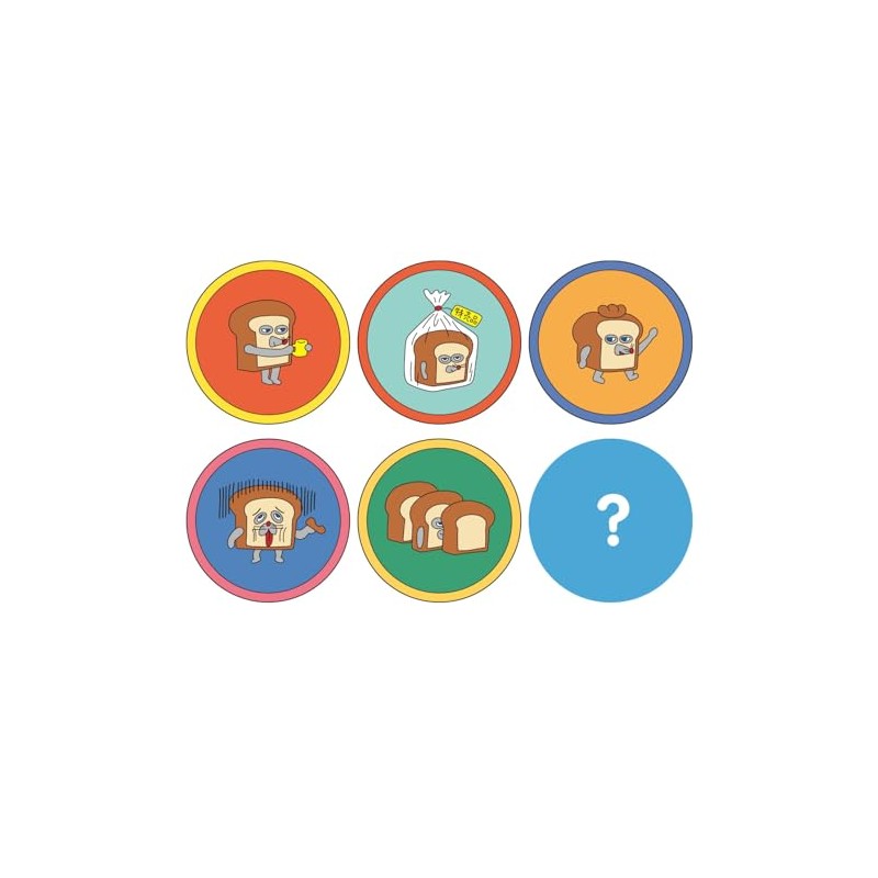 Toshin Pack P1-CT001 Bread Lobby Coaster Collection (Bread Lobby Vol.