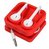 jojofuny Mini Earphone Cord Manager Lightweight Cable Wrap Red for