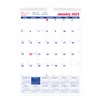 Brownline® 2025 Monthly Wall Calendar, 12 Months, January to December,