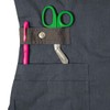 Medgear 12-Pocket Women's Scrub Set with Silver Snap Detail &