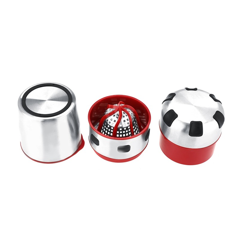 Portable Small Stainless Steel Orange Juicer Manual Fruit Squeezer Juice