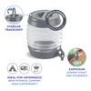 Maximex Foldable Drinks Dispenser, Large Drinks Barrel with Practical Tap,