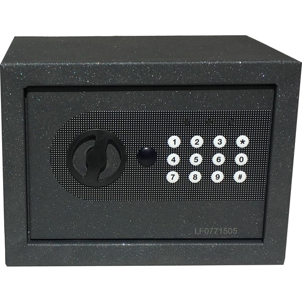 Digital Electronic Safe Security Box Wall for Jewelry Gun Cash Valuable (Black)