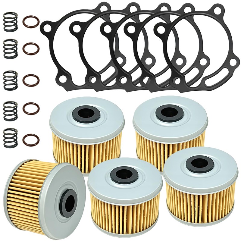 5 Pack Oil Filter & Gasket Kit for CBR 250R