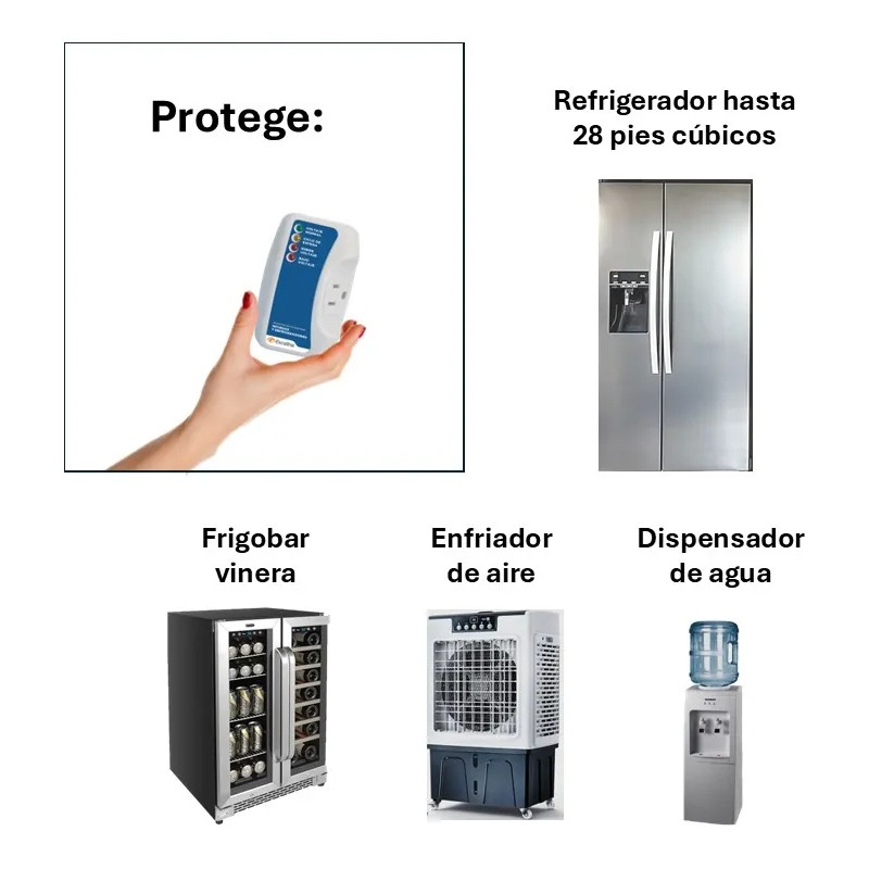 ADESKE GSM-N Protector De Voltaje Para Refrigerador o enfriador doméstico