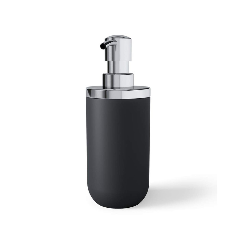 umbra 21008027152 Shampoo Dispenser, Black, W2.8 x 3.9 x 7.1