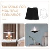 Hemobllo Table Lamp Shade - Pleated Umbrella Shape Fabric Lamp