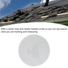 Round Center Finder Acrylic Semi Transparent Compass Drawing Measurement Tools