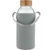 Ferexer 48 oz Sports Borosilicate Glass Water Bottle with Bamboo