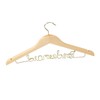 Wedding Hanger Anti Slip Wooden Clothes Hanger Iron Clothing Hanger