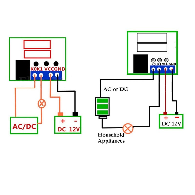 Hailege 2pcs W1219 Thermostat Temperature Controller DC 12V Dual LED