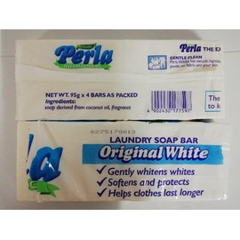 Philippine Product - Perla Original White Soap  4 by 90 grams