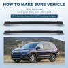 ECCPP Roof Rack Crossbars fit for Honda Pilot 2003-2008 Rooftop