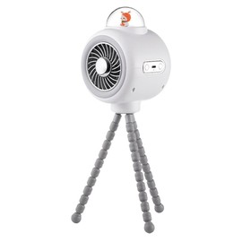 Stroller Fan - Safe Portable Fan Stroller,3 Speed Cooler Device with Adjustable Stand for Baby Outdoor Travel Camping Crib Seat Desk Treadmill
