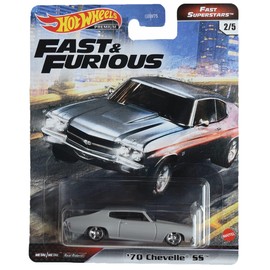 Hot Wheels '70 Chevelle SS, [Gris] Fast Superstars 2/5