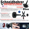 SCROBER Universal Cutting Drill Bit for Flush-Mounted Box Diameter 65