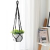 Mkono 3 Pack Macrame Plant Hangers Indoor Different Size Hanging