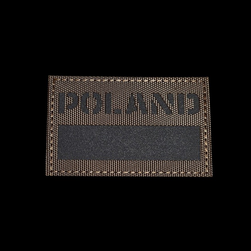 ODSP Infrared Reflective Poland Flag Patches, Polish Flags Tactical Military