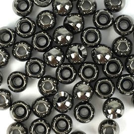 Aventik 50pc Brass Beads Tapered Hole Fly Tying Materials Lure Jig 10 Colours / 5 Sizes Fly Fishing