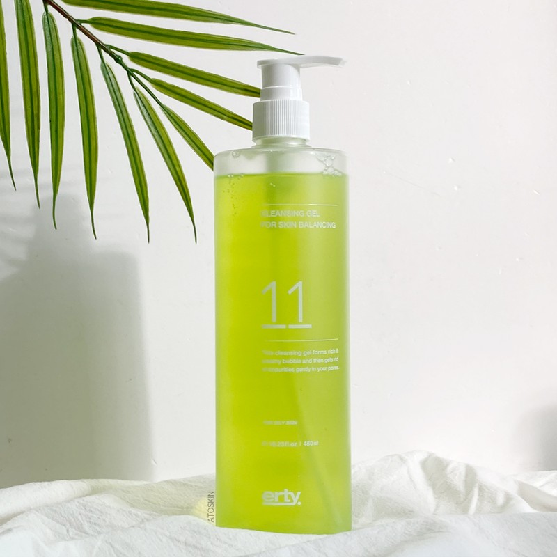 Erti 11 Cleansing Gel for Skin Balancing 480ml / 에르띠