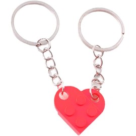 Rosojodg Red Heart Shaped Keychain, Heart Locket Keychain, Love Heart, Personality Keychain, Friendship Necklace, Jewelry for Couples, Lovers, Girlfriend, Novelty, red