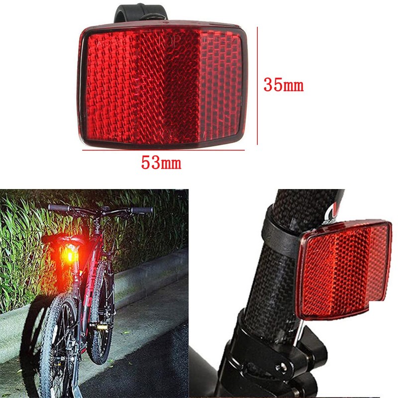 YUNYAN 7 Piece Bicycle Reflector Set Bicycle Reflectors Front Rear