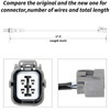 DOSKJOK Oxygen Sensor Upstream Downsteam Compatible with Accord 1998-2002 2.3L