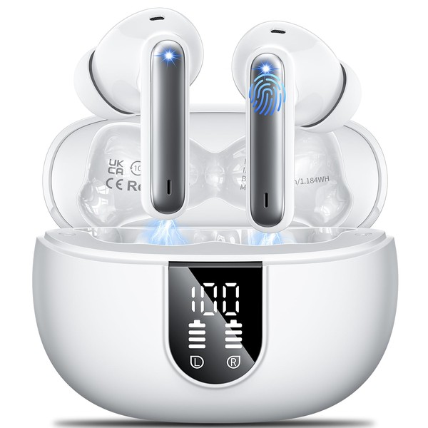 Wireless Earbuds,Wireless Headphones Bluetooth 5.3 Headphones in Ear with 4